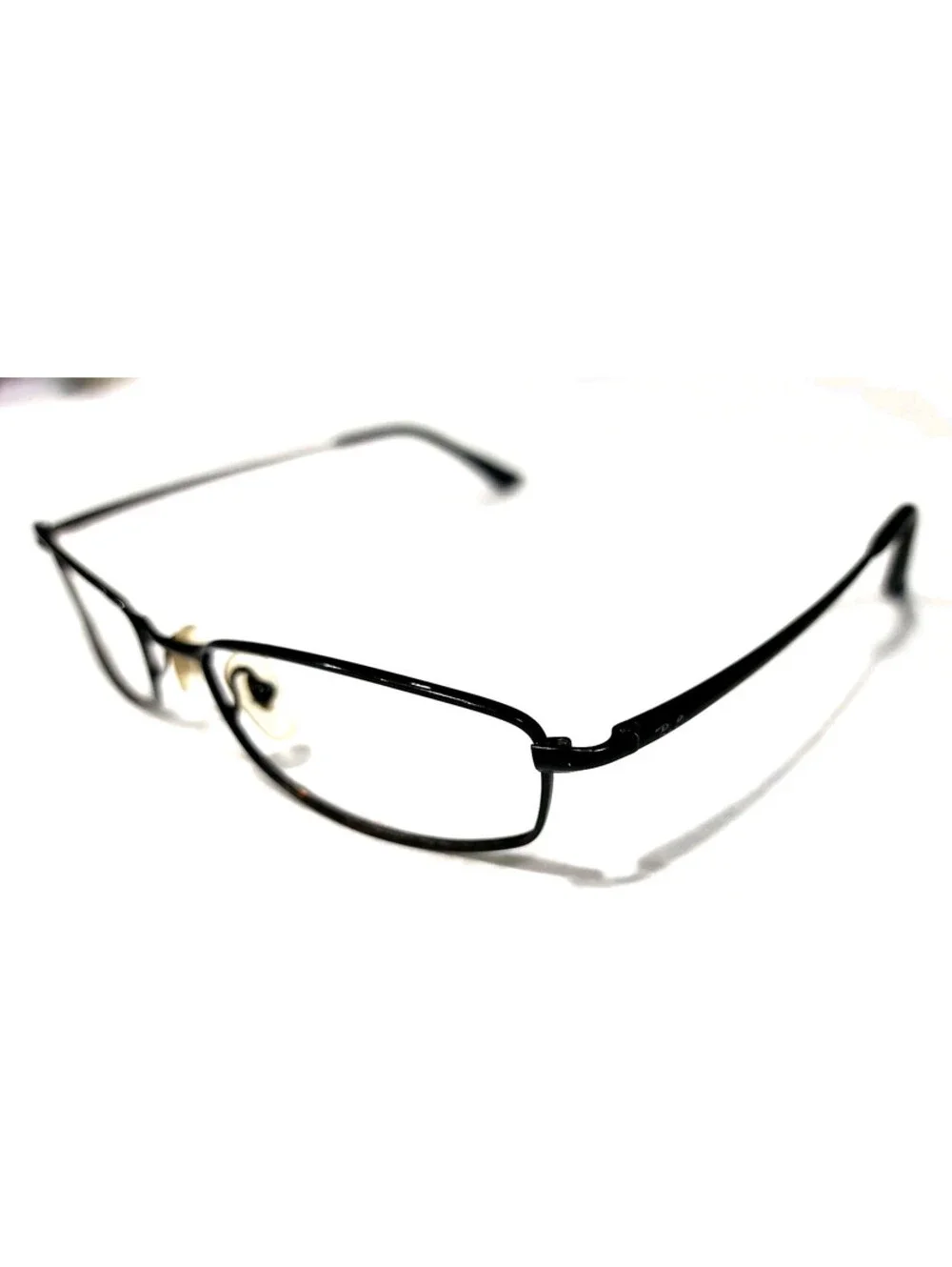 Ray Ban RB3198 006 Black Metal Wrap Sunglasses Frame Only 55-18 Italy VVG
